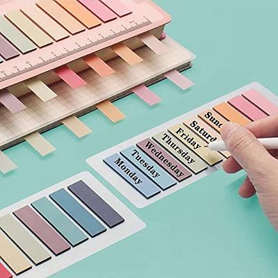 4 Designs (800 Pcs) Sticky Tabs Page Markers Sticky Index Tabs
