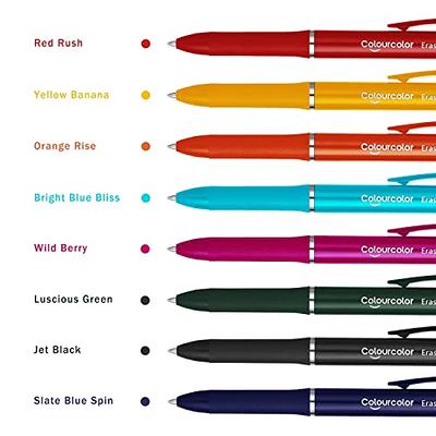 Erasable Gel Pens, Lineon 15 Pack Red Retractable Erasable Pens Clicker, Fine Point, Make Mistakes Disappear, Red Ink for Writing Planner and