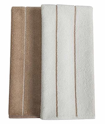 Microfiber Kitchen Towels - Super Absorbent, Soft and Solid Color Dish  Towels, 8 Pack (Stripe Designed Brown and White Colors), 26 x 18 Inch -  Yahoo Shopping