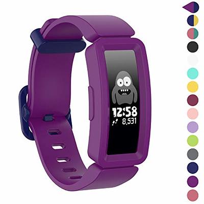 Silicone Bands for Fitbit Ace 3,Waterproof Soft Replacement Bands for Ace 3  Bands for Kids Boys Girls Bracelet Accessories Sports Band for Fitbit Ace