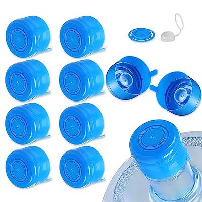 5 Reusable Water Bottle Snap On Cap For 3 And 5 Gallon Jugs Lid Cover No  Spill