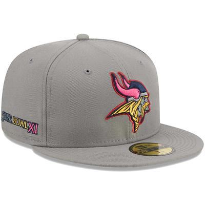 New Era Men's Minnesota Vikings 2023 Sideline Pinwheel 59Fifty Fitted Hat