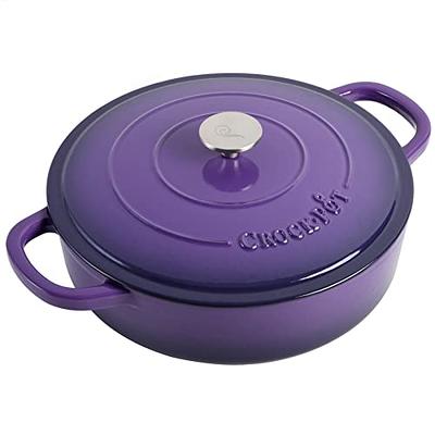 RJ Legend 8.5 Oz Cast Iron Pot, Enameled Cast Iron Mini Pot, Round