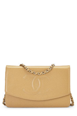 Chanel - Beige Caviar Timeless Wallet on Chain (WOC) - Yahoo Shopping