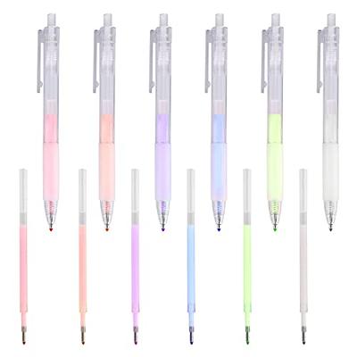 VAMOSEEHI Fine Tip Glue Pen, 6 pcs Quick Dry Glue Pens with 12 Refills,  Apply Glue