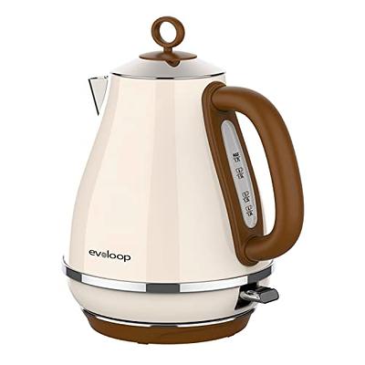 Aigostar Small Electric Kettle, 1L Portable Electric Tea Kettle 1100W with  Automatic Shut-Off and Boil Dry Protection, Travel Hot Water Boiler