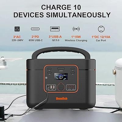 Duracell Portable Power Station 1000W (1050Wh/120V) Lithium Battery Backup  Portable Solar Generator (Solar Panel Sold Separately) for Power Outages, Home  Emergency Kits, Camping, Backyard, and Outdoor 