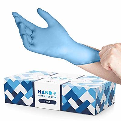 Comfy Package Disposable Vinyl Gloves Food Grade Latex-Free Clear, 100-Pack  Small