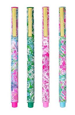 Lilly Pulitzer Felt Tip Pen Set of 4, Colored Pens Fine Point, Colorful  Pens for Note Taking and Journaling, Assorted - Yahoo Shopping