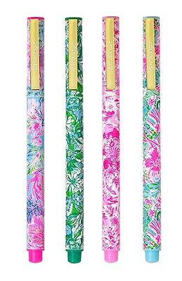 Lilly Pulitzer Felt Tip Pen Set of 4, Colored Pens Fine Point, Colorful Pens  for Note Taking and Journaling, Assorted - Yahoo Shopping