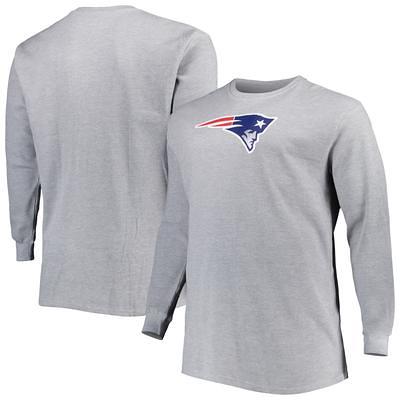 Men's Heather Gray New England Patriots Big & Tall Waffle-Knit