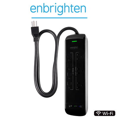 Enbrighten - Wi-Fi Smart Micro Indoor Plug-In - White