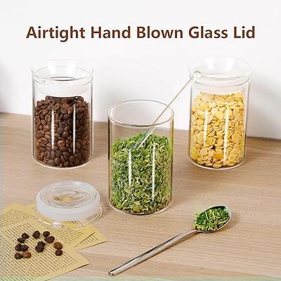 Hand Blown Glass Spice Jars