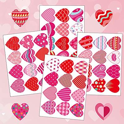 Sticker Label Heart Stickers For Envelopes Valentine's Day