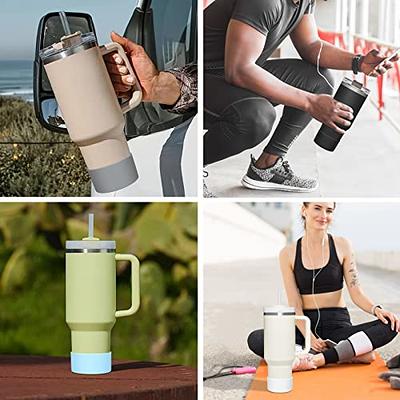 2Pcs Protective Silicone Boot for Quencher Tumbler 30 Oz 40 Oz & Ice Flow  20oz 30oz & Water Bottle 12-24oz - Cup Bottom Sleeve - Cup Accessories