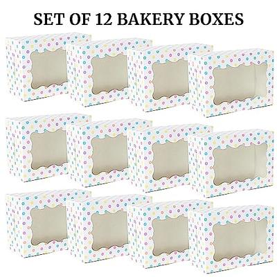 Party Creator White Rectangular Cake Box & Cupcake Carrier White