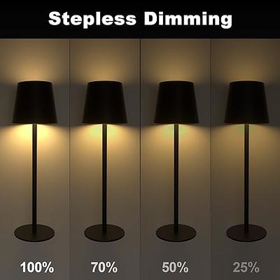 KDG Cordless Table Lamp, Portable LED Desk Lamp, 5000Mah Battery