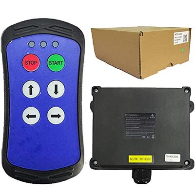 DIANN 2 Channel Multi-Function Remote Control Switch DC 12V 24V 36V 48V  Wireless Remote Switch 433Mhz Transmitter for Doors, Cars, Lights (3 Keys)