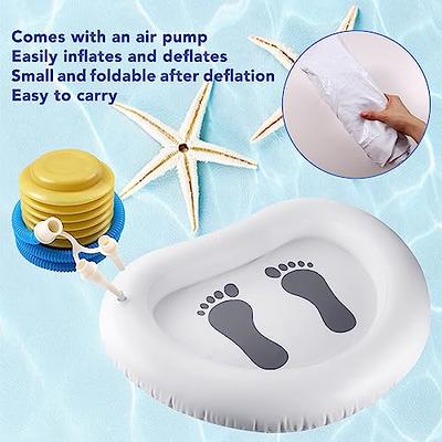 ESEHGS Portable Pool Foot Bath,Collapsible Pool Foot Wash Basin Tub,Foot  Bath Basin for Above Ground Swimming Pools Accessories(Gray Baths) - Yahoo  Shopping