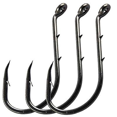 Fishing Hooks Saltwater Circle Hooks Kit, 110pcs Stainless Steel Hooks  3X-Strong Live Bait Hooks Catfish Hooks Sharp Saltwater Fishing Hooks