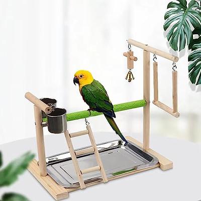 SUNGROW Cockatiel & Parakeet Cotton Rope Perch for Bird Cages, Rat & Small  Animal Climbing Accessories 