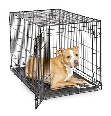 Porayhut Twin Compartment Foldable Cat Cage, Portable, Easy to Carry, with  Hammocks, Mats, and Litter Box