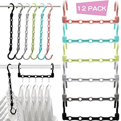 3 Pack Pants-Hangers-Space-Saving,6 Tier-Closet-Organizers-and-Storage  Skirt Hangers with Clips,Clothes- Jeans Scarf Hangers,College-Dorm-Room-Essentials  Décor, Stainless Steel - Yahoo Shopping