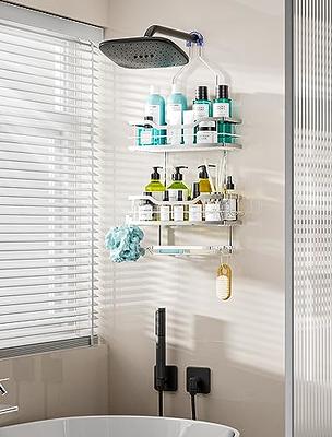 Consumest 4 Tier Over The Door Shower Caddy with Soap Holder