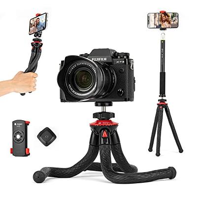 Onn. Adjustable Mini Tripod Stand for Cameras/GoPros/Smartphone Devices