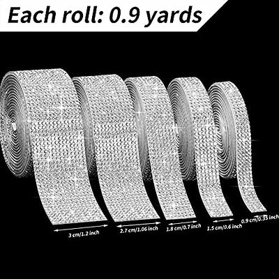 1 Roll Crystal Rhinestone Ribbon,self-adhesive Glitter Rhinestones, Roll  Ribbon, Crystal Ribbon,3 Cm