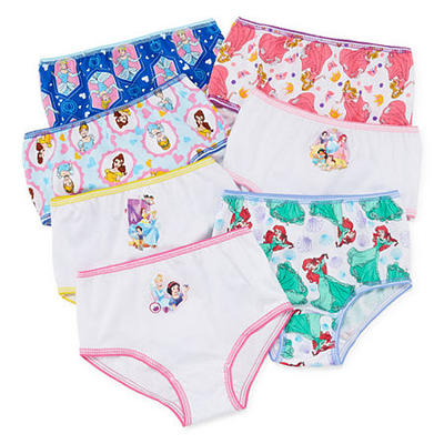 Disney Toddler Girls Princess 7 Pack Brief Panty, 2t-3t, Multiple Colors -  Yahoo Shopping