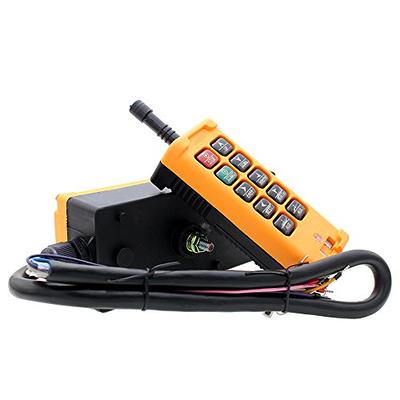 NEWTRY Wireless Crane Remote Control 8 Buttons 12V 2 Transmitters  Industrial Channel Electric Lift Hoist Wireless Switch Receiver (2  Transmitters + DC