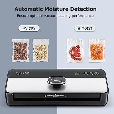 Vacuum Sealer Machine, FRESKO Automatic Food Vacuum Sealer, 5-in-1