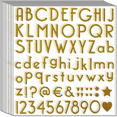 AIERSA 520Pcs 10 Sheets Letter Stickers, Large Black Stick on Vinyl  Letters, Alphabet Decals for Scrapbooking, Water Bottles, Mailbox, Kitchen  Jars, Graduation Cap, Self Adhesive, 2 in and 1In Tall - Yahoo Shopping