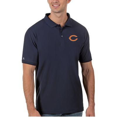 Chicago Cubs Antigua Patriotic Nova Polo - White/Steel