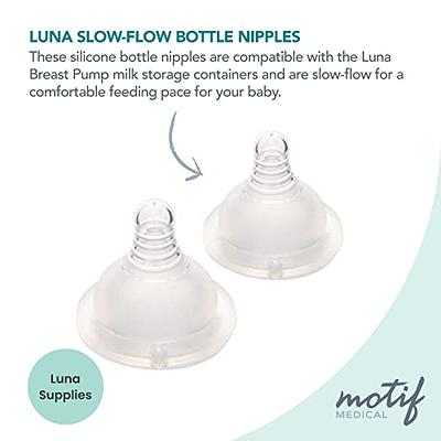 Motif Medical Slow-Flow Baby Bottle Nipples for Luna - Yahoo Shopping