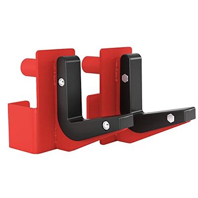 MAJOR LUTIE J-Hook Red, Power Cage Attachments Barbell Bar Holders for  Squat Rack for PLM03, Set of 2 - Yahoo Shopping