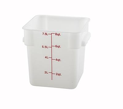 Cheer Collection 4 Piece Food Storage Containers, 1.9 Liter - Black