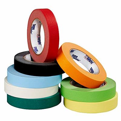 WOD Masking Tape 3 inch for General Purpose - Pack of 4 Rolls - 60 yards /  roll