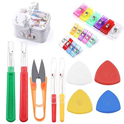 Pack of 4 Seam Ripper Scissors Stainless Steel Stitch Rippers Cross-stitch  Tools Unpicker Set Sewing Accessories Embroidery Kit 