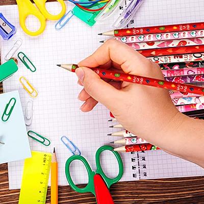 Valentines Day Pencils Valentines Wood Pencils Bulk with Erasers