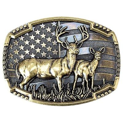 Belt Buckles Men Western Cowboy - Deer Belt Buckle for Women & Men