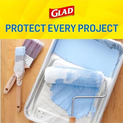 Glad Cling N Seal Plastic Food Wrap, 300 Square Foot Roll - 4 Pack (Package  May Vary)