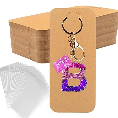  Anwyll Keychain Display Cards, 100 Pcs White Keychain Display  Card Holder, 4.7 x 3.1 Inch Jewelry Display Cards, Keychain Packaging Cards  for Small Business Selling, Bulk Jewelry Packaging Supplies : Arts