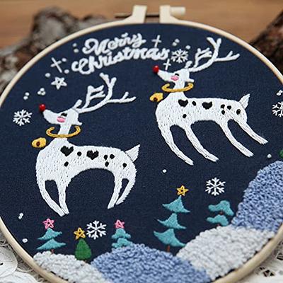 Christmas Embroidery Kit for Beginners DIY Craft Kit Adult