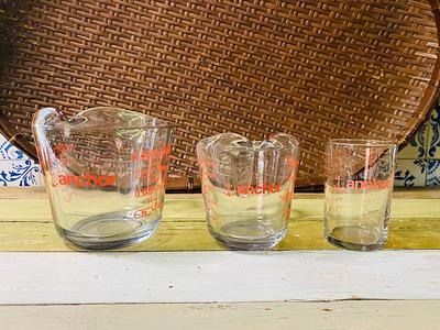 Anchor Hocking 3-Piece Glass Measuring Cup Set