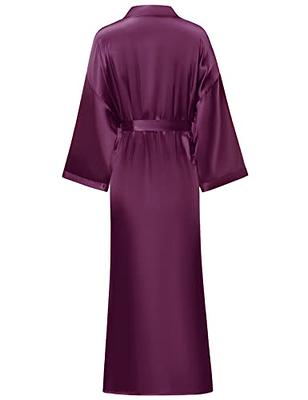 V Vaborous Women's Soft Plus Size Long Silk Robes Long Satin Robes Full  Length Robes Bridesmaid Robes Long Silky Dressing Gowns, Purple, 2XL/3XL -  Yahoo Shopping