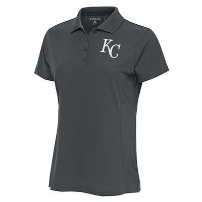 Antigua Men's Kansas City Royals Blue Affluent Polo