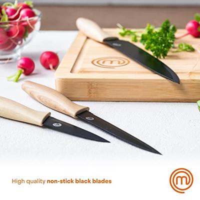 8 Piece Kitchen Knife Set - Multi-purpose Unbreakable Ergonomic Non-stick  Stainless Steel Kitchen Steak Knives Set with Fully Serrated Blades - Great