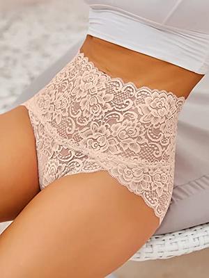 Simply Comfy Wide Lace Trim Boybrief Cotton Panty